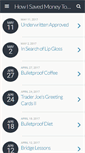 Mobile Screenshot of howisavedmoneytoday.com